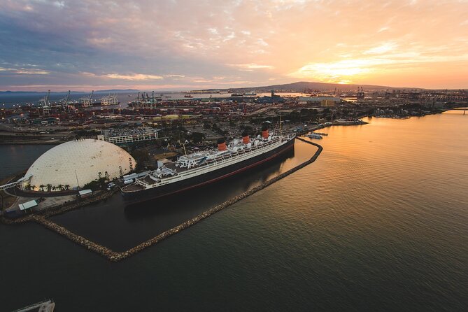 Private Helicopter Tour over Long Beach: See Catalina, Queen Mary - Belmont Shore Pier and the coastal sweep