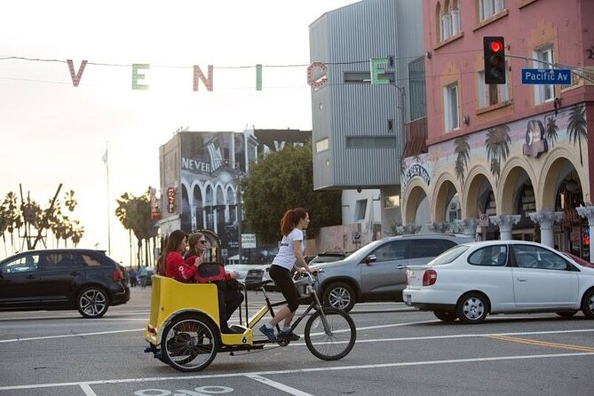 Private Rickshaw Tour of Santa Monica and Venice Beach - From Santa Monica streets to Palisades Park