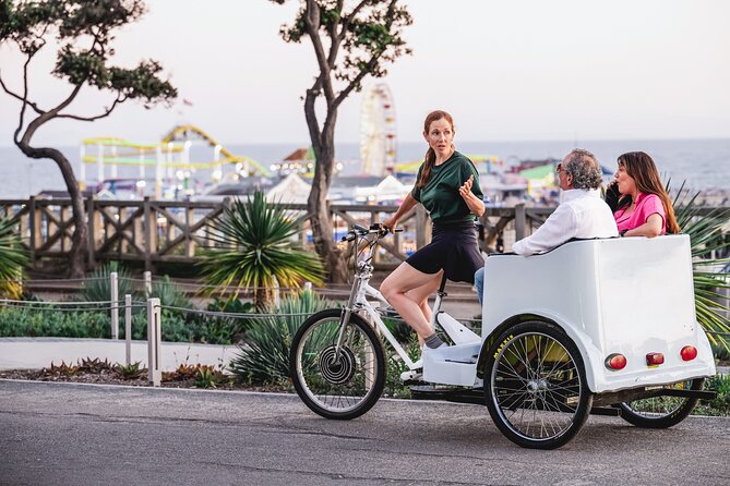 Private Rickshaw Tour of Santa Monica and Venice Beach - Venice Boardwalk and the quick shift in mood