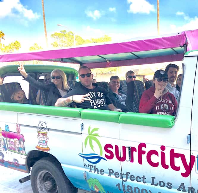 Santa Monica: Los Angeles Open-Air Van Tour with Stops - Returning along Mulholland Drive