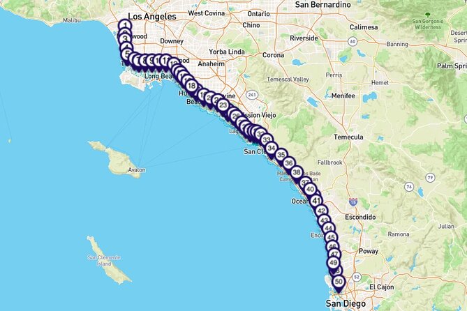 Self guided Driving Tour between LA and San Diego - Key points to know before you drive