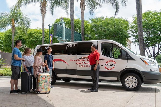 Shared Airport Arrival Transfer: LAX International Airport to Anaheim, Buena Park or Garden Grove - Key points to know before booking