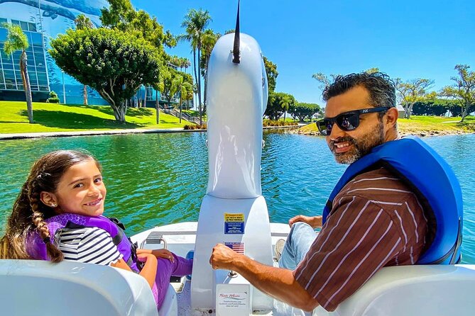 Swan Boat Rental at Rainbow Lagoon in Long Beach - Boarding, safety instructions, and choosing your swan