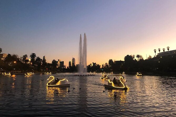 Swan Boat Rental in Echo Park - A quiet hour on Echo Park Lake