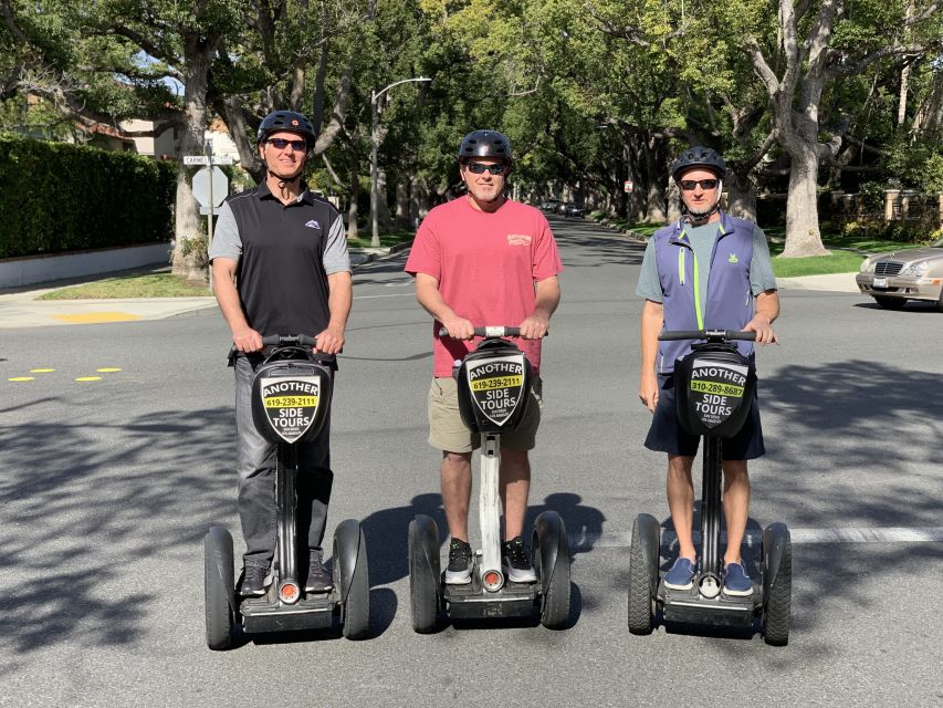 The Beverly Hills Segway Tour - Wilshire Boulevard, the Beverly Hills sign, and Santa Monica Boulevard